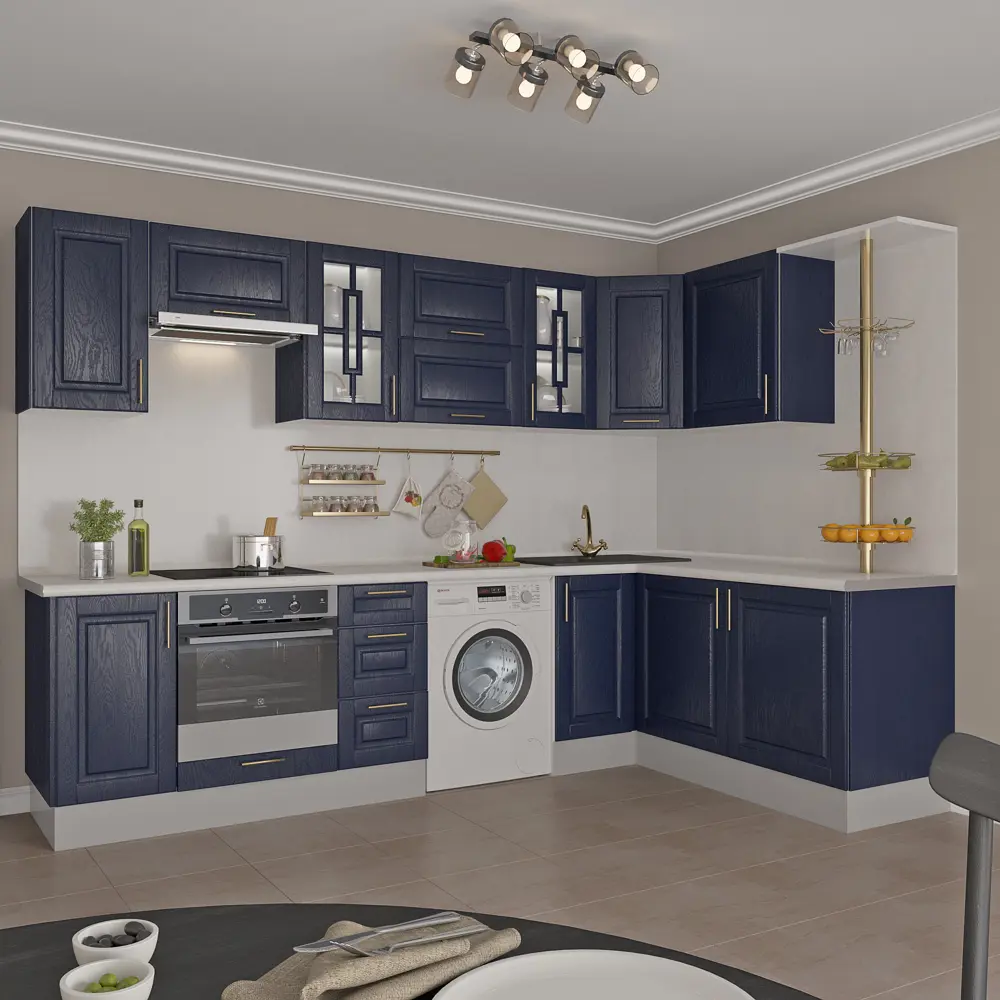 Двери для шкафа Delinia «Антея» 80x70 см, МДФ, цвет синий, 3 шт STLM-2161894 - Вид №5