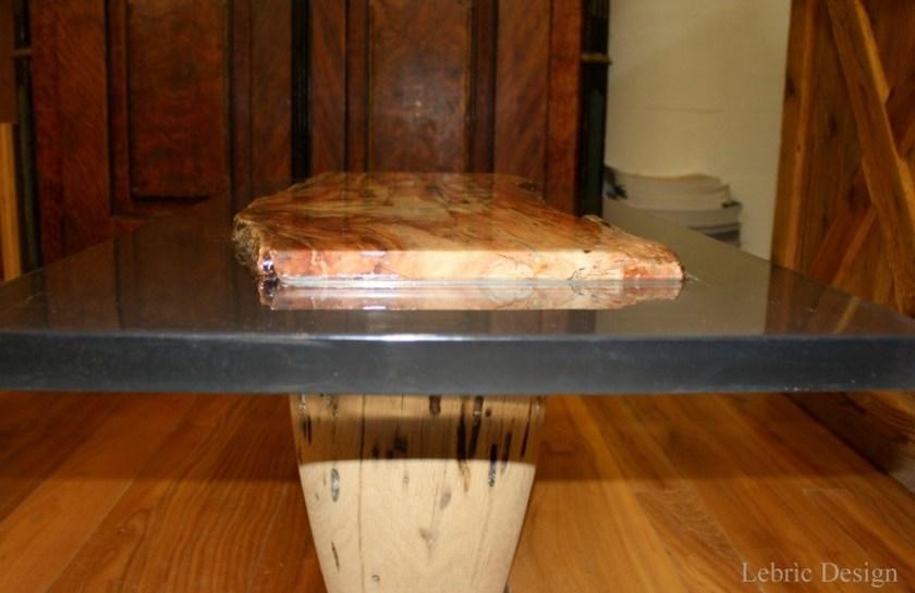 ANTICO TRENTINO Низкий круглый журнальный столик из полимера Tavoli in legno pietrificato sun-id-1452581 - Вид №23