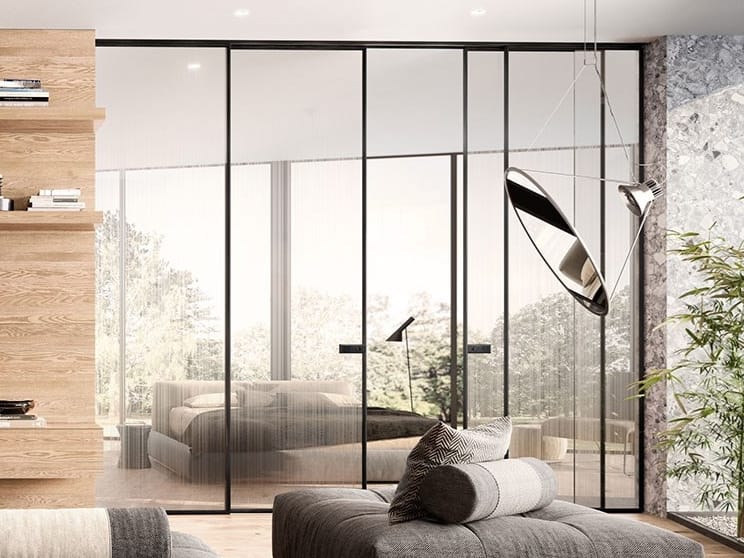 Раздвижные двери из стекла и алюминия GIDEA G-Like ARCH-00042864 - Вид №8