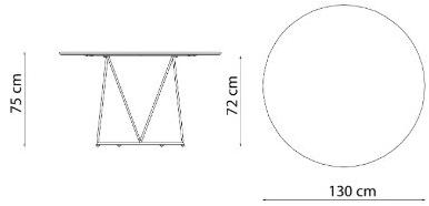 Vermobil Круглый садовый стол из металла Desiree sun-id-1445061 - Вид №7