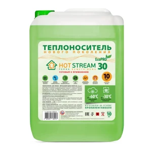Теплоноситель Hot stream EcoPro HS-010303 -30°C 10 кг пропиленгликоль