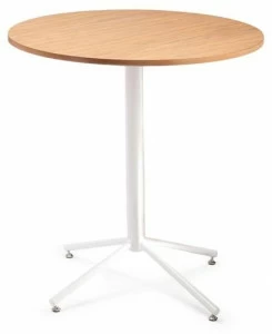 Deadgood Круглый стол из стали и дерева с основанием 4 звезды Working girl Wg8s