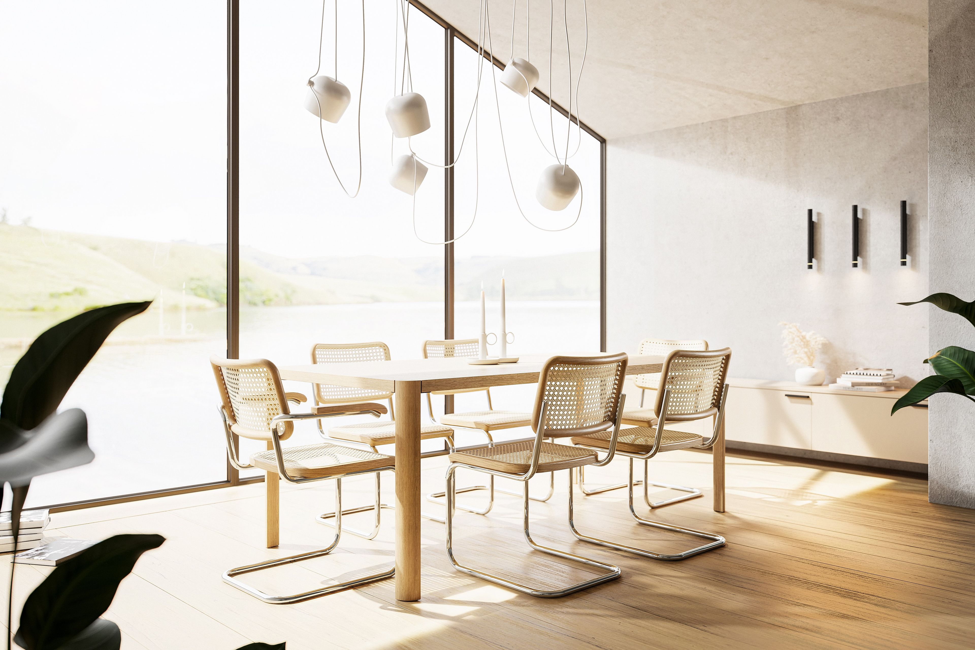 Прямоугольный обеденный стол из массива дерева THONET 1140 ARCH-00123213 - Вид №5