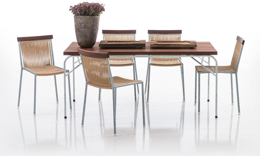 brühl Прямоугольный деревянный стол Les copains sun-id-1347985 - Вид №2