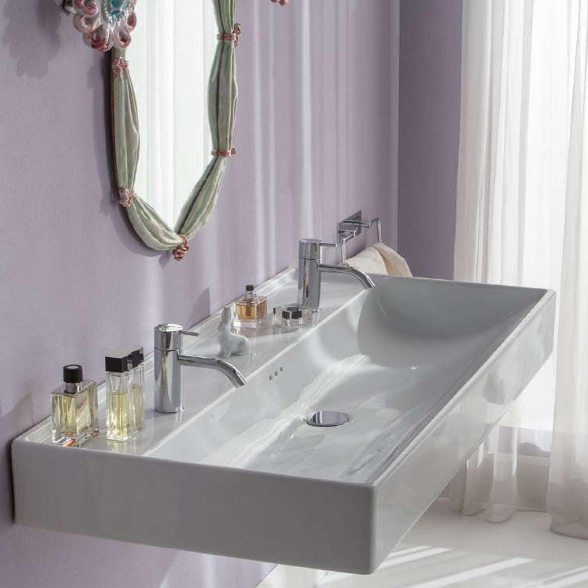 Керамическая прямоугольная подвесная раковина Rapsel ARCH-00107140 - Вид №4