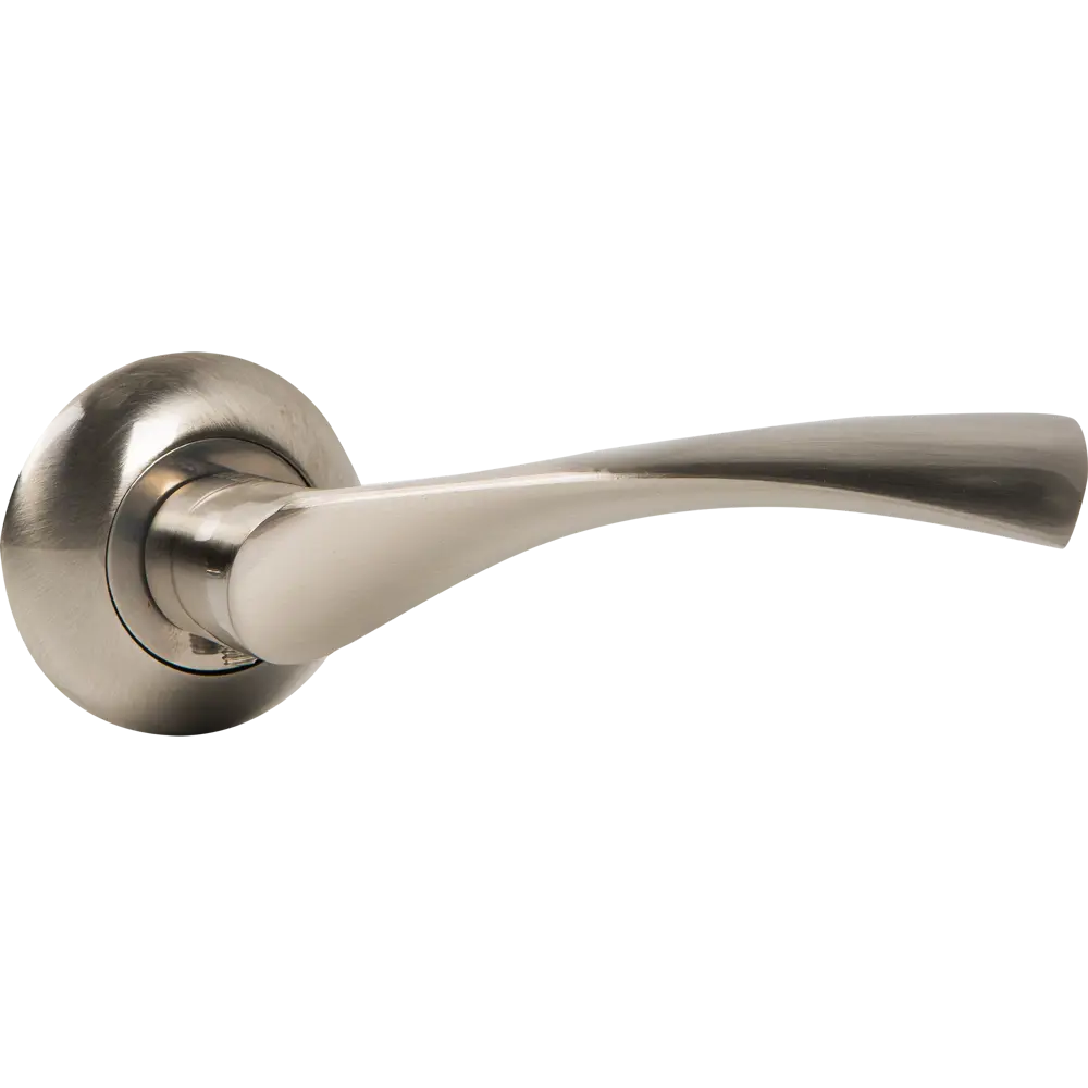 Дверная ручка Code Deco 14023-A-NIS/CR, с запиранием, комплект, цвет матовый никель/хром ARMEX STLM-2175003