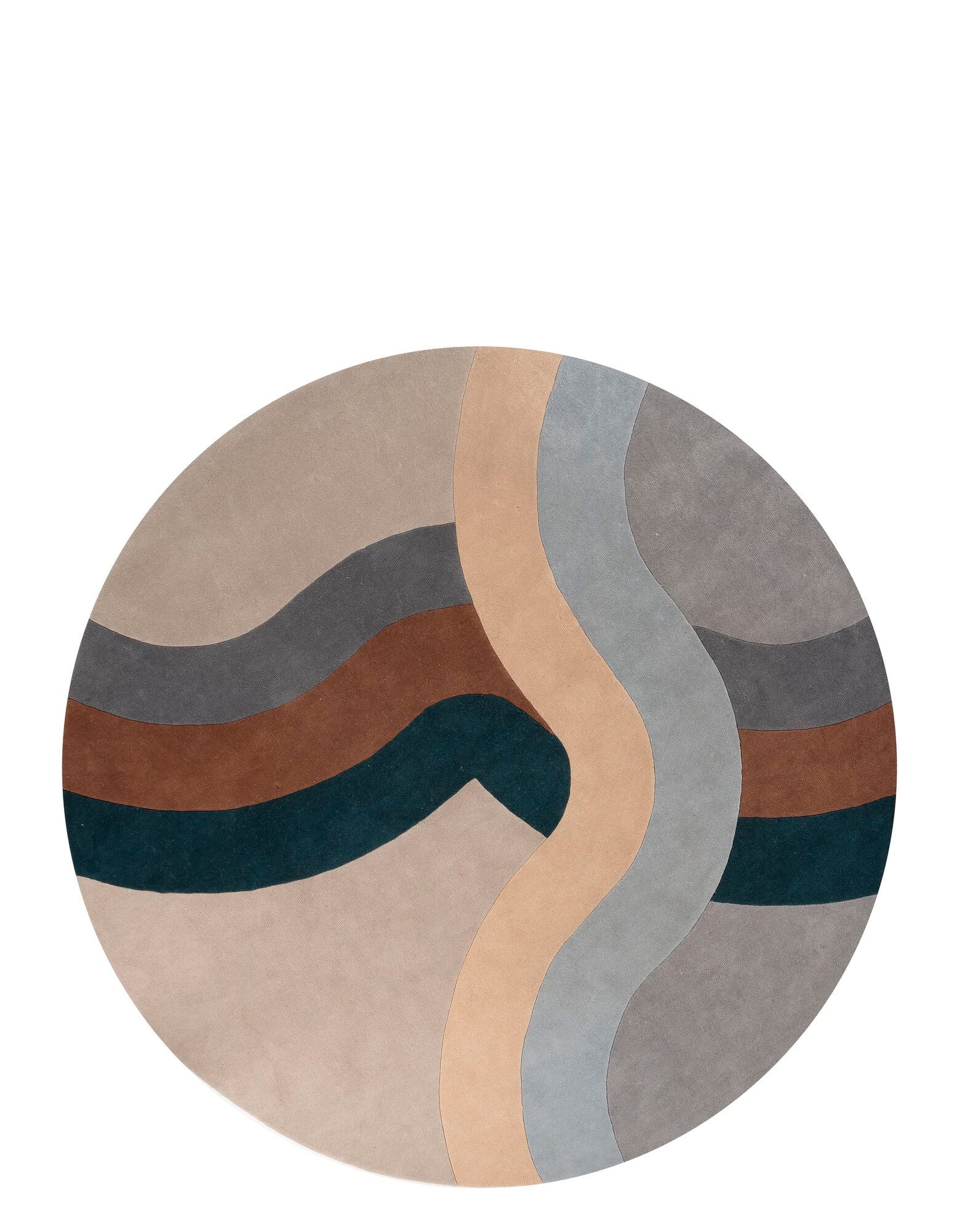 Круглый ковер ручной работы из гималайской шерсти Kartell Lunam ARCH-00095732 - Вид №2