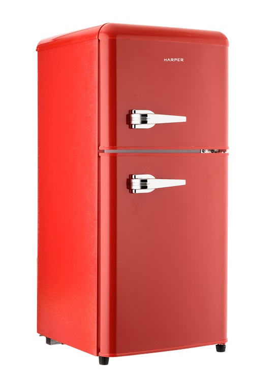 9980727 Холодильник компактный   Harper HRF-T120M красный STDN-0056195