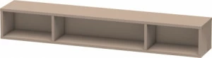 LC120008686 Элемент полки (горизонтальный) L-Cube #LC1200 800 x 140 мм Капучино глянцевый лак