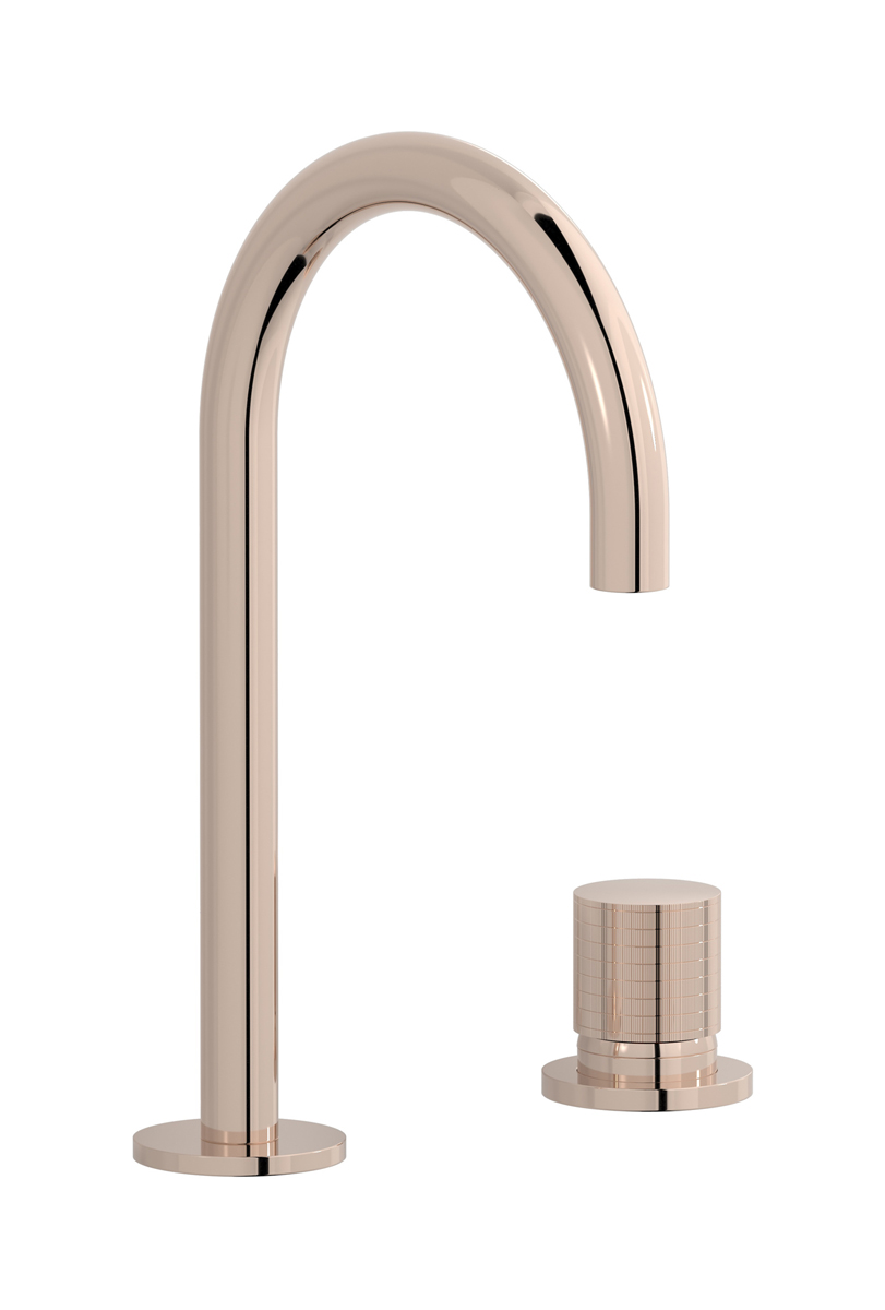 Смеситель для раковины на 2 отверстия WE ARE IB ga394rs Rose Gold Gatsby