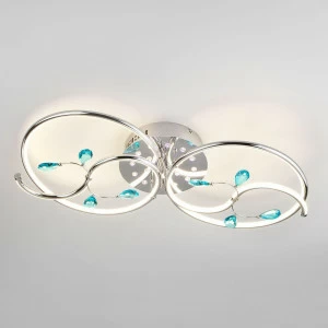 Потолочная светодиодная люстра Eurosvet Venera 90131/2 хром EUROSVET VENERA 222778 Хром