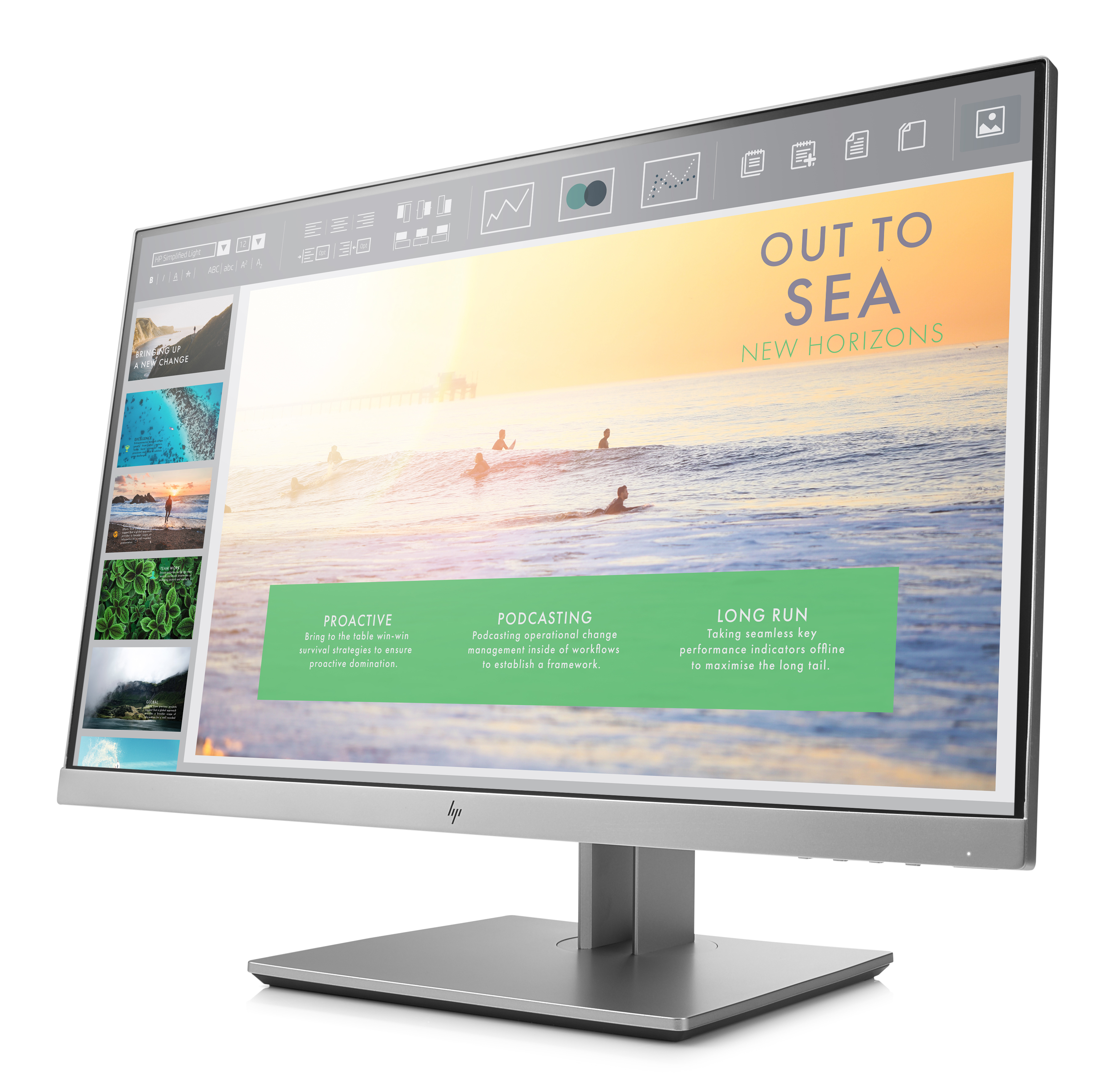 1FH46AA#ABB elitedisplay e233 23" monitor ips micro edge, led backlit 178 / 178 250nits 1920 x 1080 1000:1 dp hdmi vga usb3.0*3 3-3-0y (repl m1n98aa) HP HP EliteDisplay Santreyd  - Вид №1