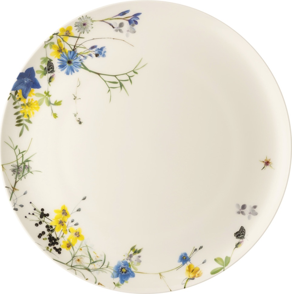 10624779 Rosenthal Тарелка обеденная Rosenthal Альпийские цветы 27см, фарфор Фарфор 