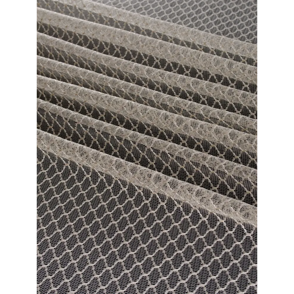 Тюль Santreyd Leopar - воздушная сетка бежевого цвета для изящных штор 89390572 STLM-1448257