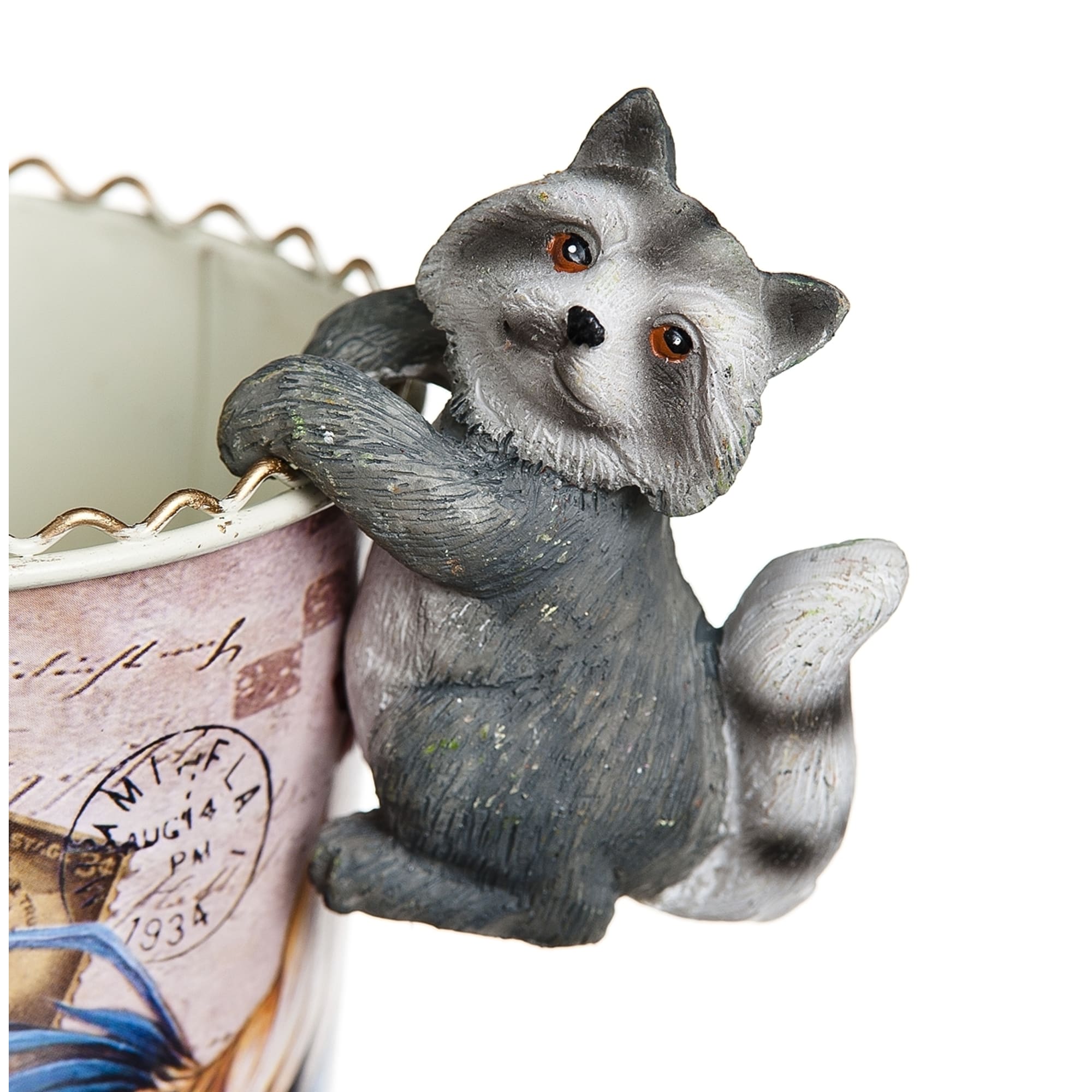 82605606 Фигура для горшка «Заяц/белка/енот» высота 8 см Santreyd  - Вид №5