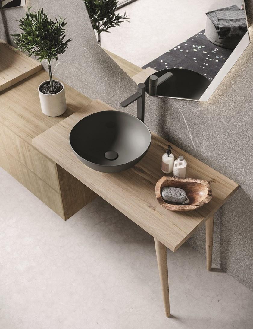 NOVELLO Двойная тумба под умывальник с ящиками Calix xl sun-id-1472669 - Вид №3