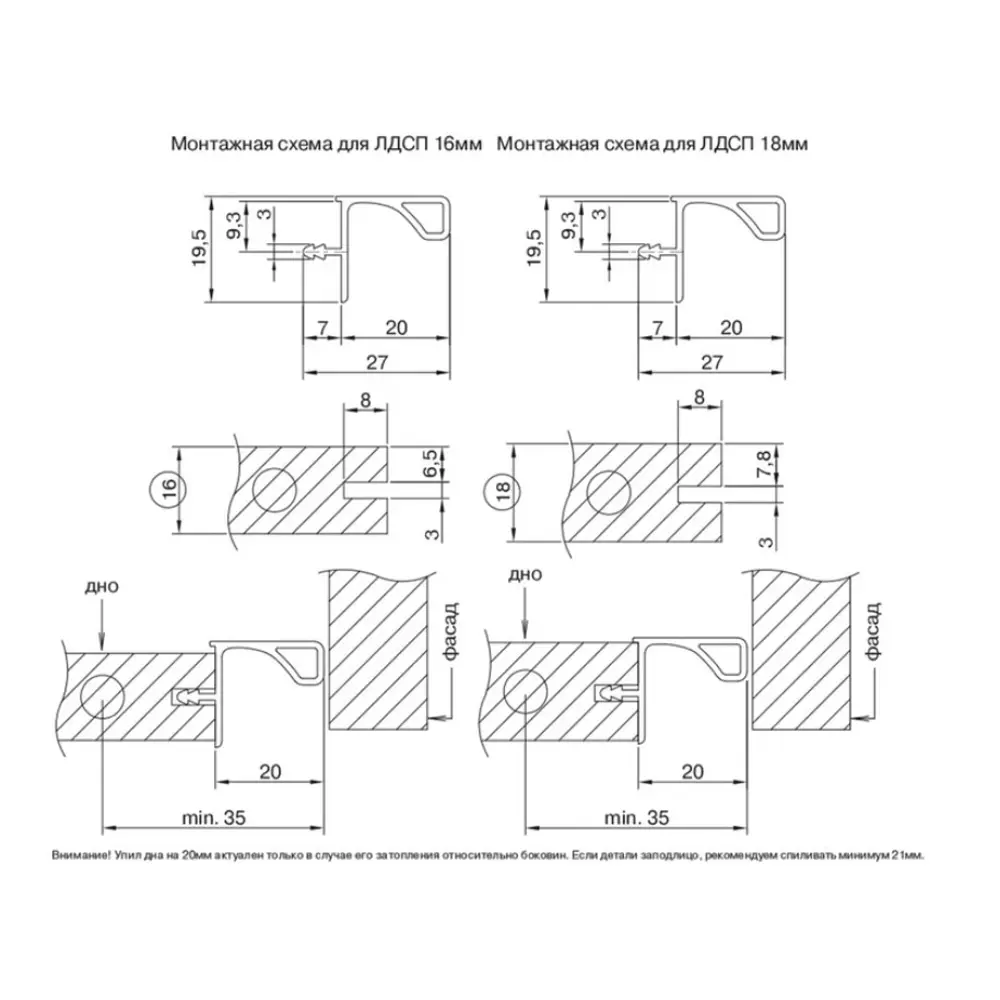 Мебельная ручка-профиль черная Gola 200 мм 86304527 STLM-2067361 Santreyd  - Вид №4