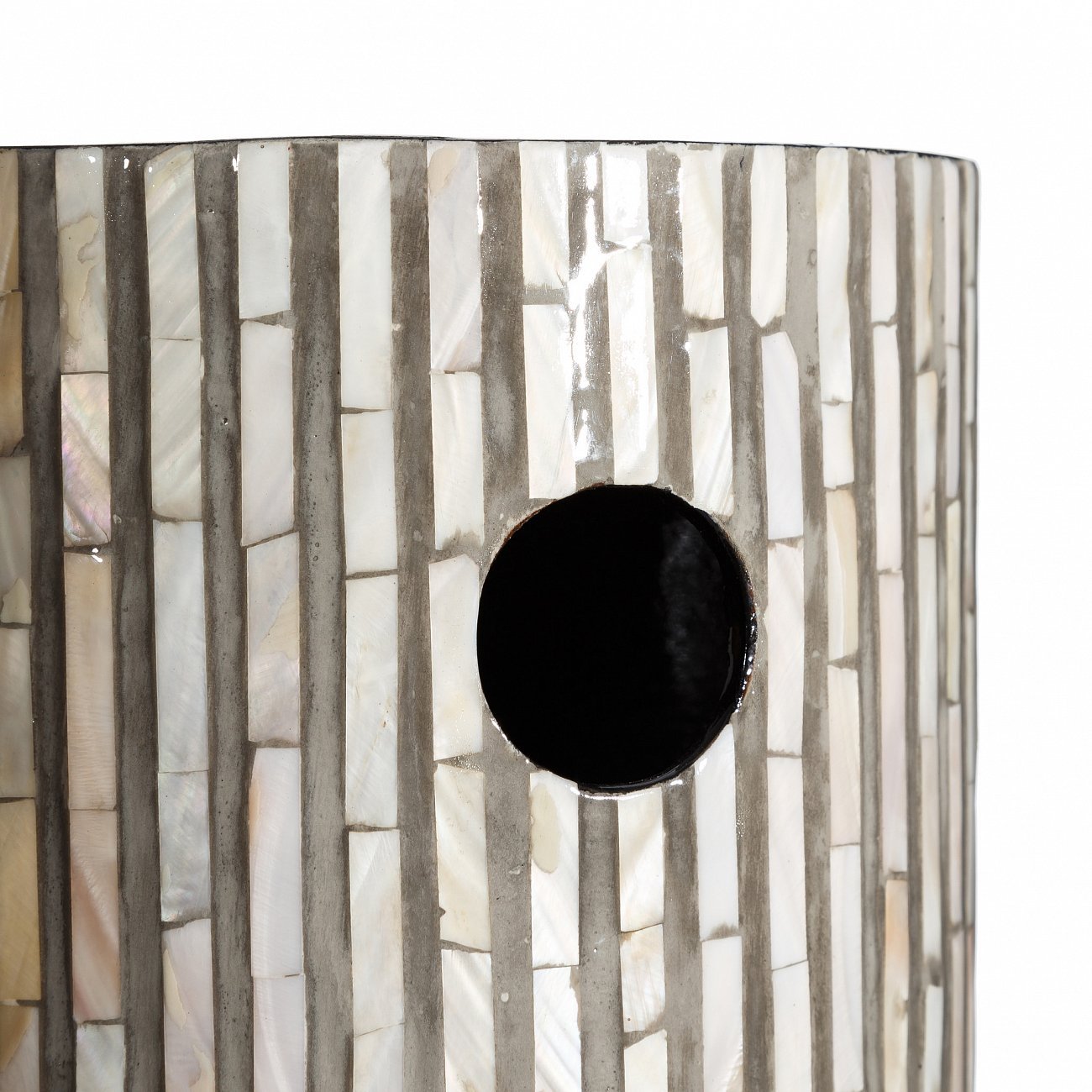 Подставка для зонтов серая из перламутра TO4ROOMS  00-3839447 Серый  - Вид №1