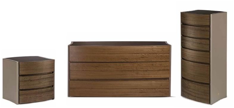 Paolo Castelli Прямоугольная тумбочка из дерева и кожи Dea Lib.deac.223 - Вид №6