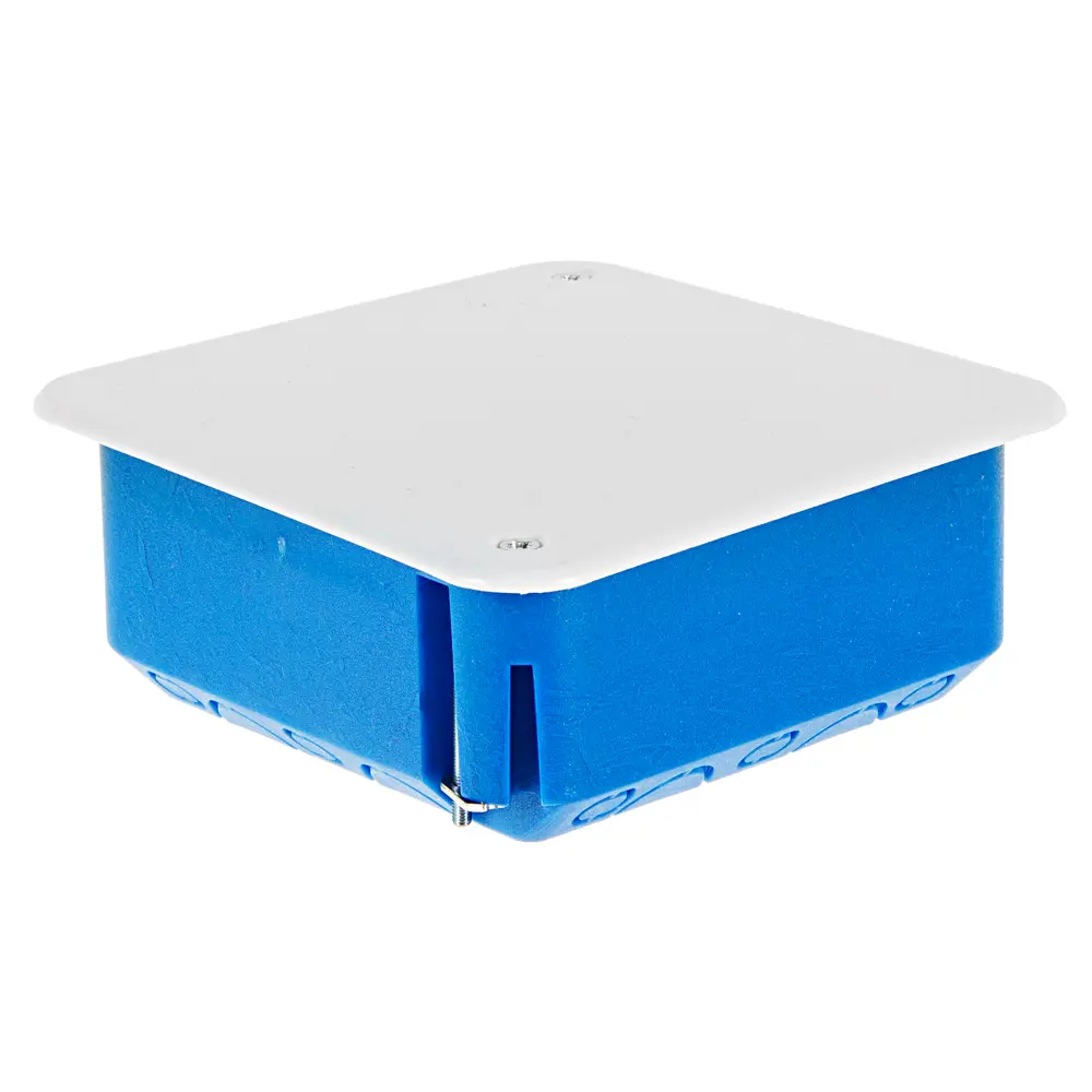 Распределительная коробка скрытая Tyco 100х100х45 мм 18 вводов IP20 цвет синий Santreyd STLM-2024318