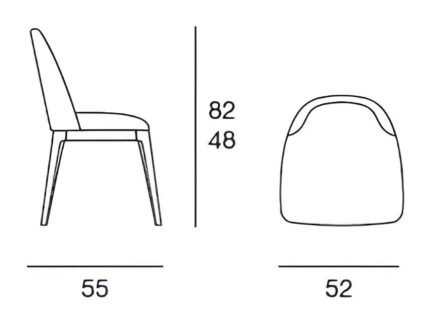 Кожаный мягкий стул Pacini & Cappellini Becky ARCH-00098276 - Вид №2