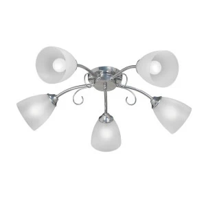 Потолочная люстра Vitaluce V3819-9/5PL VITALUCE ДИЗАЙНЕРСКИЕ 328284 Белый;хром