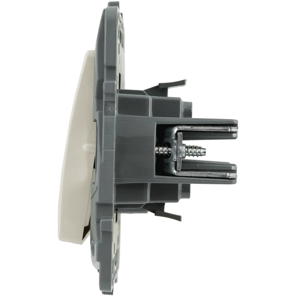 Выключатель кнопочный 1 клавиша Legrand Etika цвет слоновая кость STLM-2183831 - Вид №4