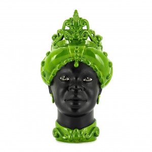 201141-70 ABHIKA ВАЗА MORO LADY MED. МАТ H45 GREEN