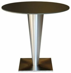 Vela Arredamenti Стол квадратный из нержавеющей стали по контракту Sligel