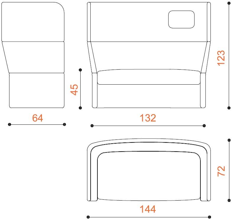 True Design 2-х местный диван с высокой спинкой Oracle sun-id-1439059 - Вид №6