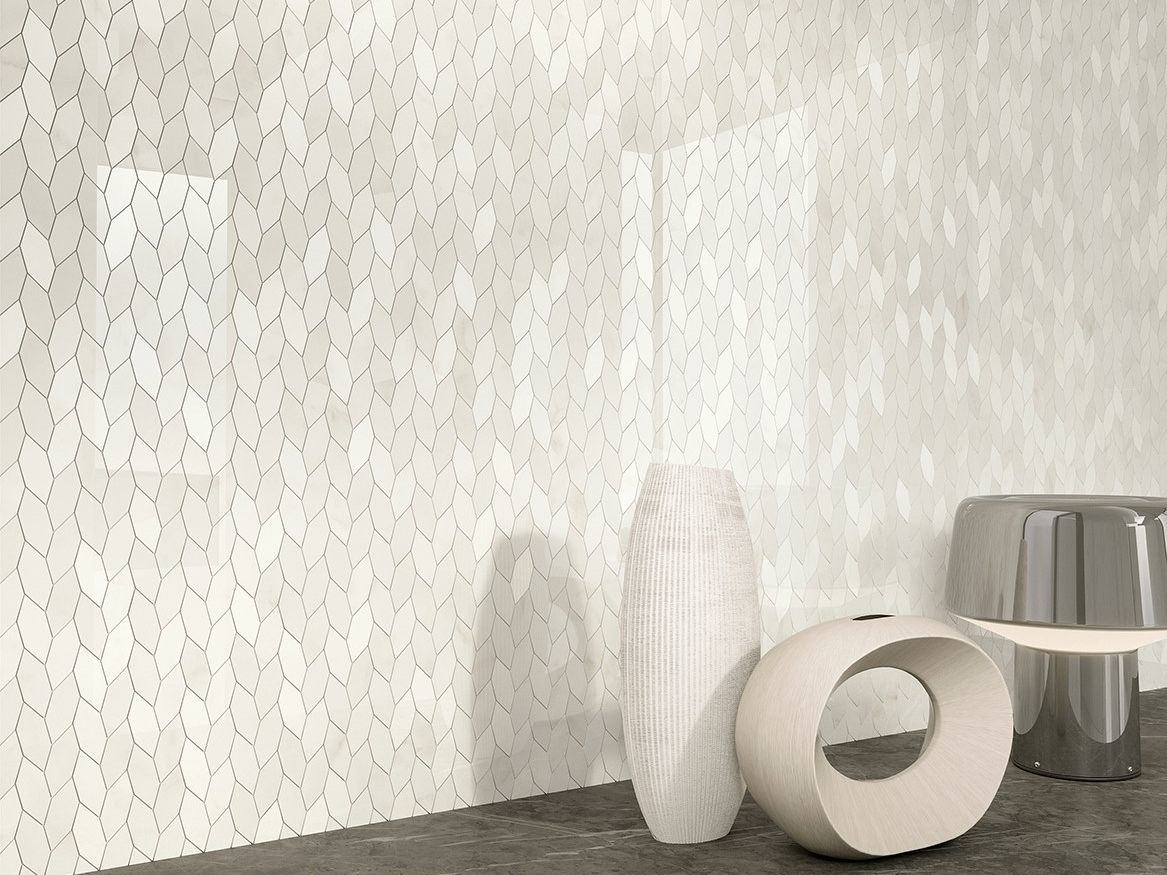 Белая паста керамическая мозаика Atlas Concorde Marvel Shine ARCH-00044876