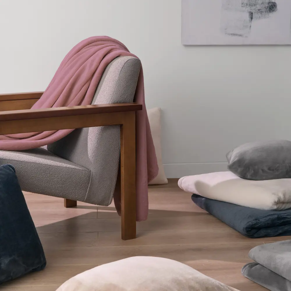 Плед KREAFORTA Flandria 200x220 см фланель цвет лаванда STLM-2126053 - Вид №8