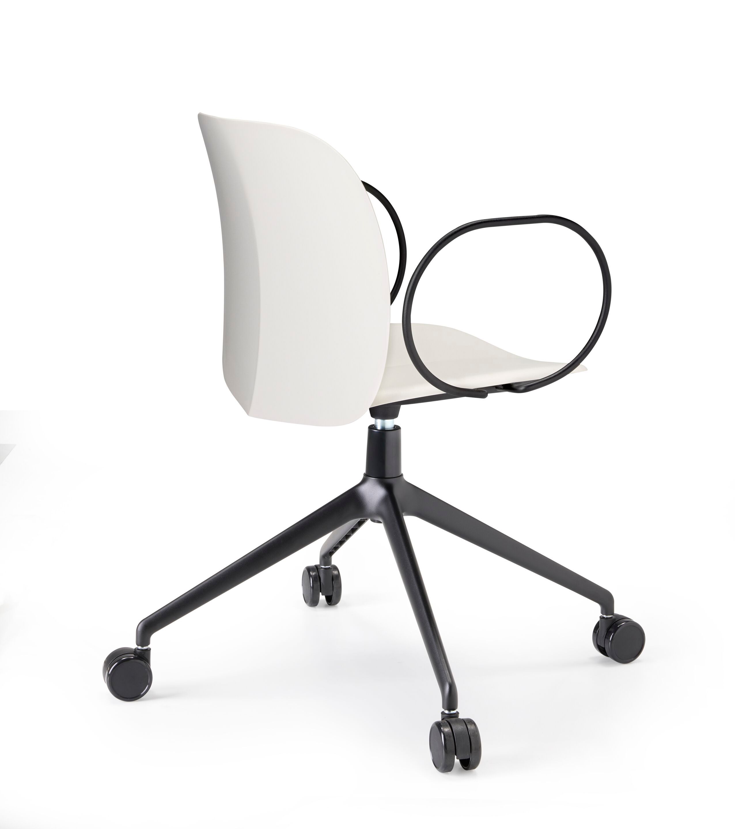 Стул инженерного пластика с колесами с подлокотниками S-CAB Mentha ARCH-00123988 - Вид №2