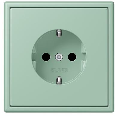 JUNG Пластиковая электрическая розетка Ls 990 les couleurs® le corbusier sun-id-1370154 - Вид №32