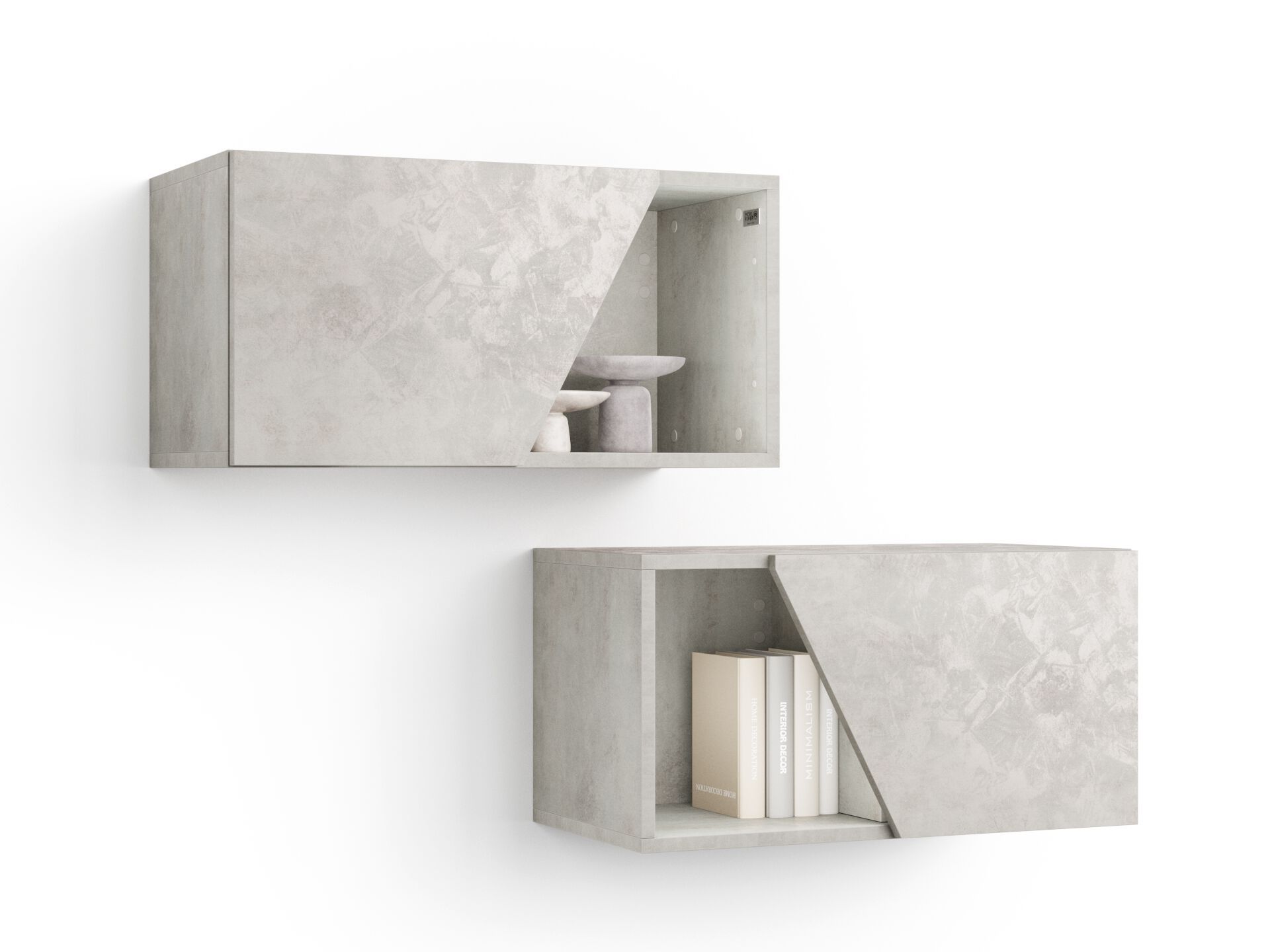 Навесной шкаф из меламиновой ткани с дверным полотном Mobili Fiver EMMA ARCH-00142732