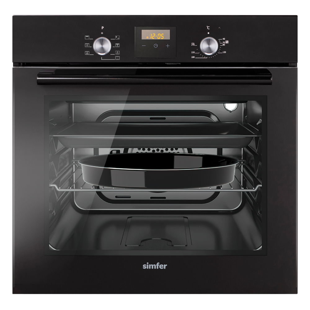 9240918 Электрический духовой шкаф Simfer B6EB56070 черный STDN-0018800