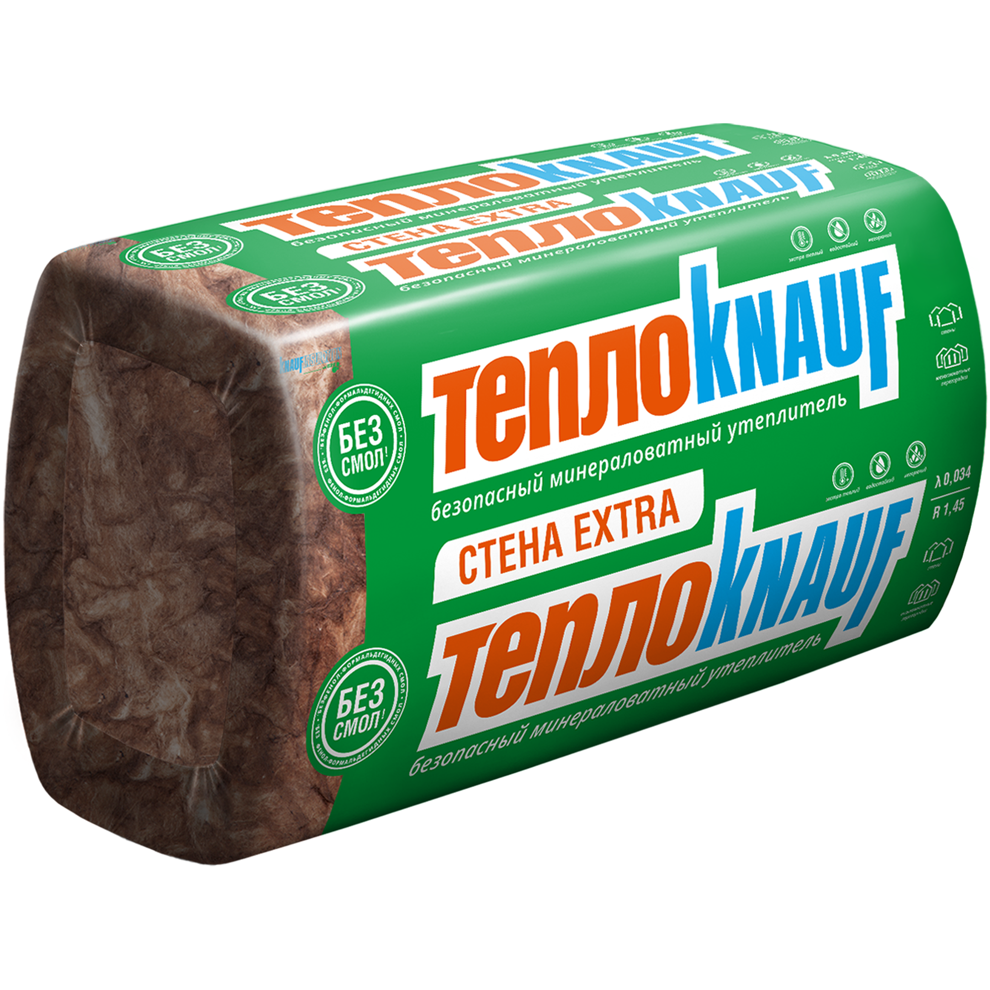 KNAUF INSULATION ТеплоKNAUF Стена Extra - минеральный утеплитель для каркасных стен 50 мм 18482116 STLM-0010979