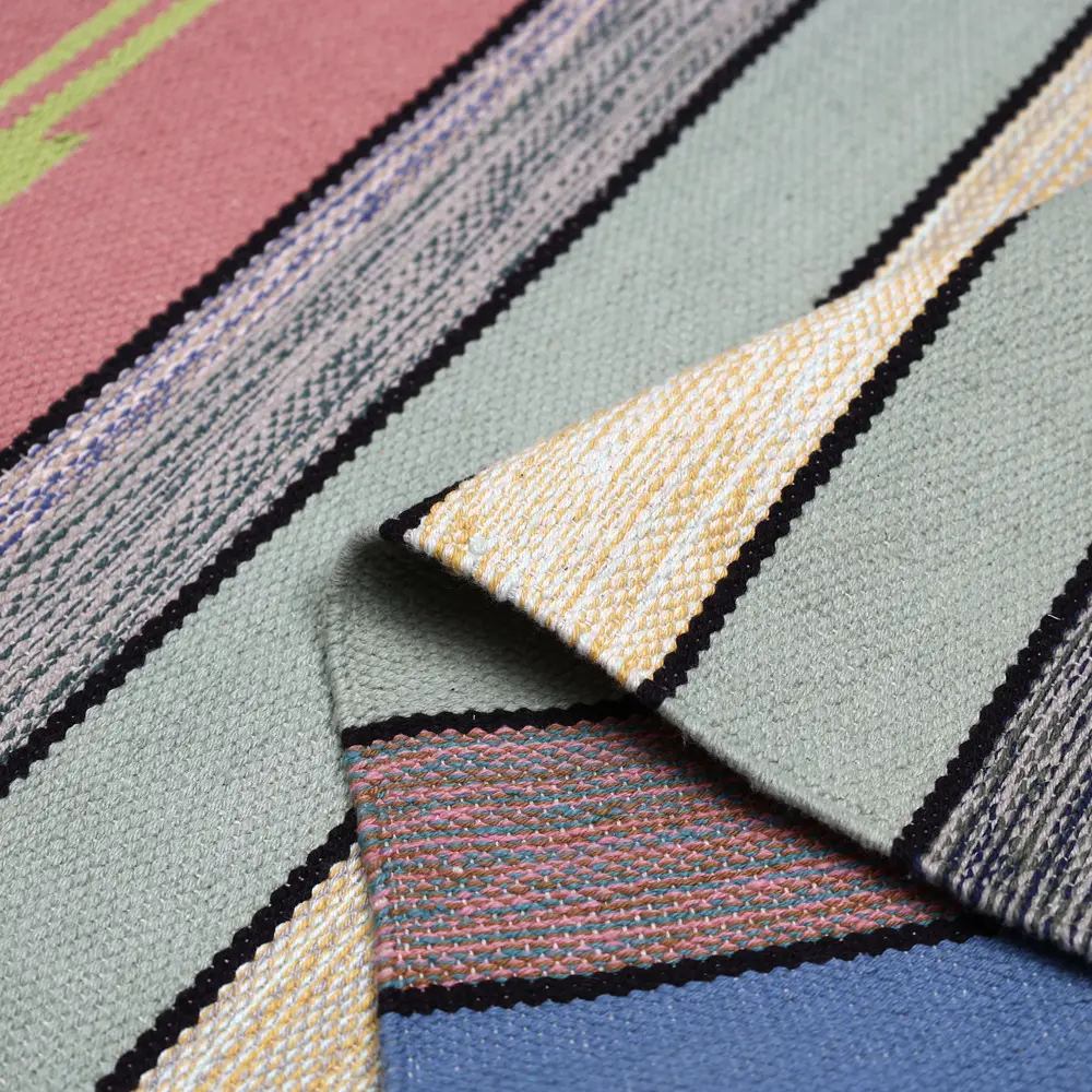 Коврик декоративный KREAFORTA Mysore 120x180 см хлопок цвет бежевый STLM-2027254 - Вид №2