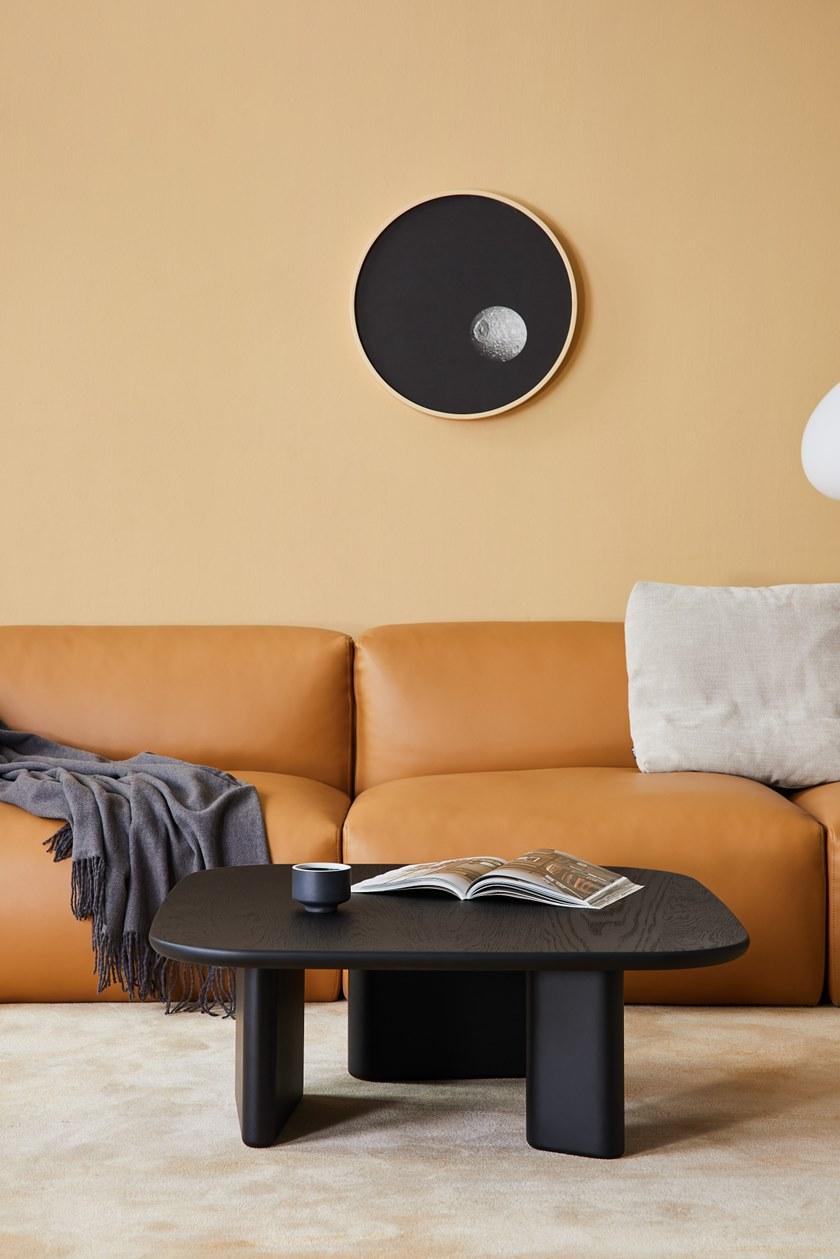 Grado Design Низкий квадратный журнальный столик из мдф  Peb-tb-ct-sq  - Вид №2