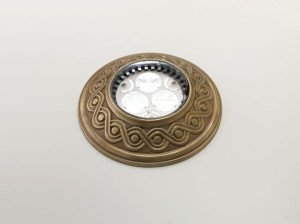 Круглый металлический светодиодный светильник