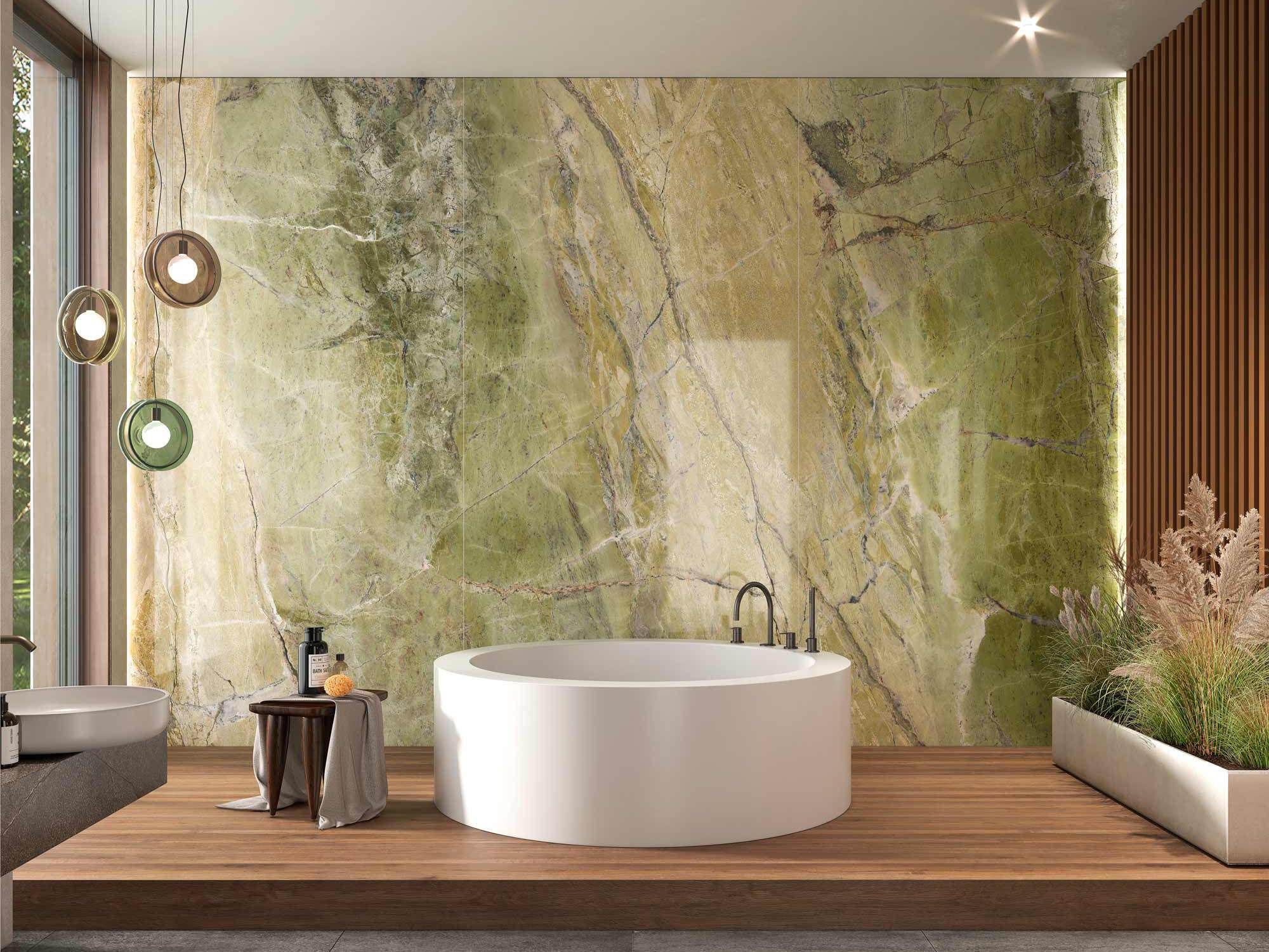 Декоративная панель из алюминия, стекла или ПММА Tecnografica большой мрамор ARCH-00027405