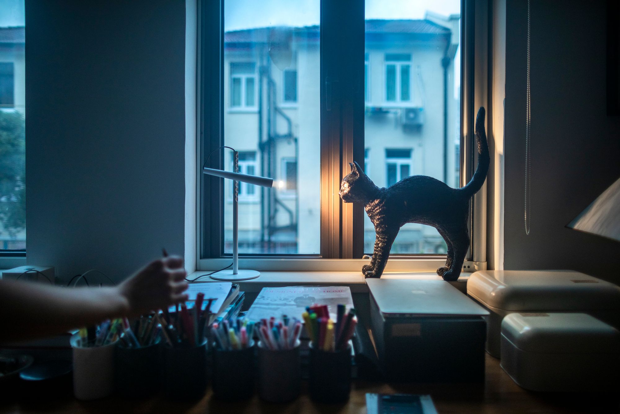 Стальная регулируемая светодиодная настольная лампа Foscarini ARCH-00021492 - Вид №4