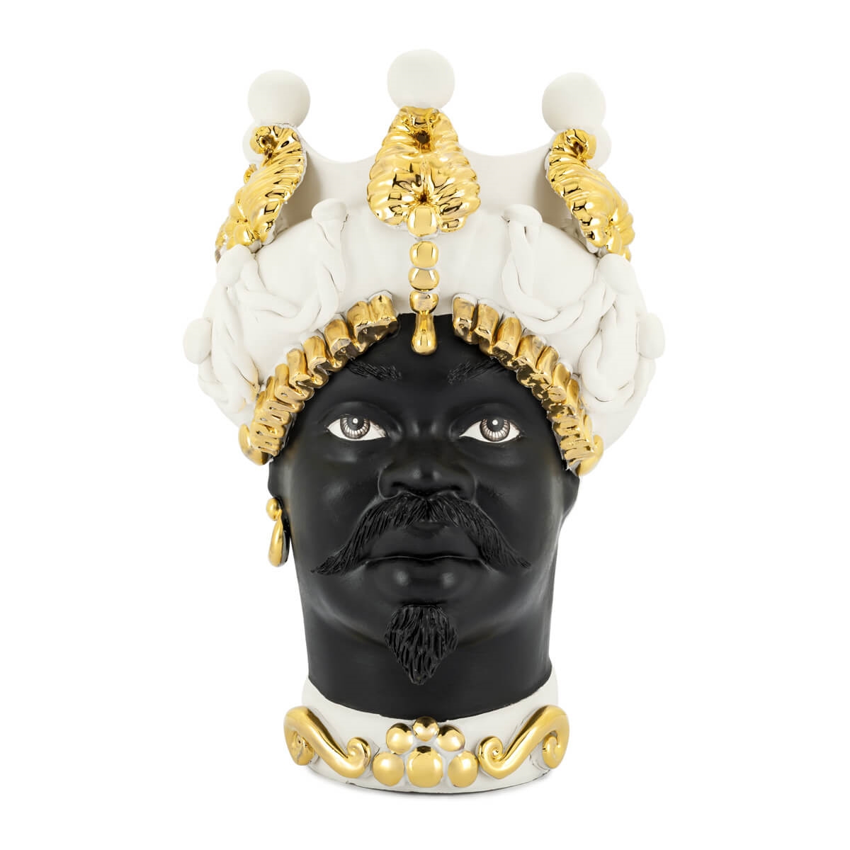 200946-48 ABHIKA ВАЗА MORO MAN BAROQUE BURGUNDY  - Вид №2