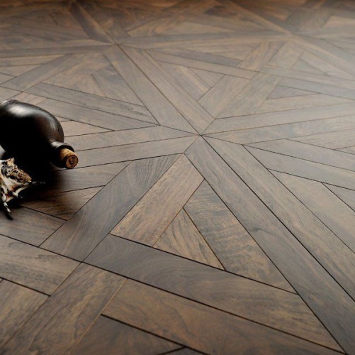 Модульный паркет Coswick Трианон Американский Классический Орех Европейский (Грецкий) Натур (Гладкая) 635х635 мм 13153761 - Вид №3