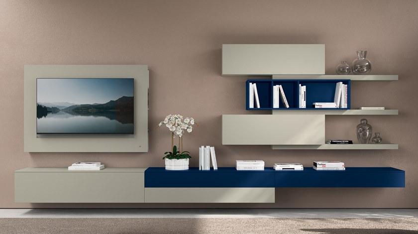 Febal Casa Оборудованная стена с подставкой под телевизор sun-id-1509927 - Вид №2