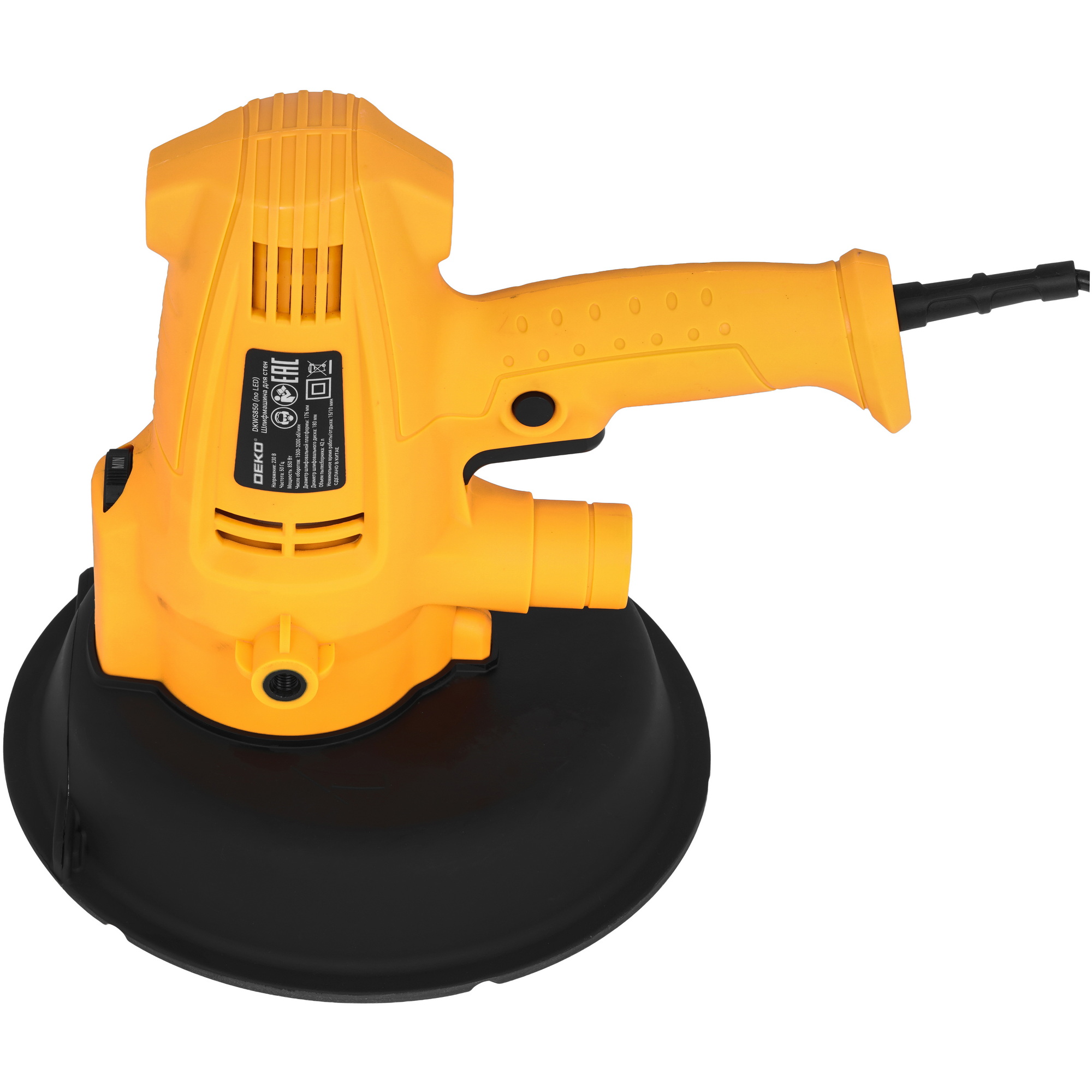 Шлифовальная машина для стен и потолка DEKO DKWS850 5601705 STDN-0105359 - Вид №2