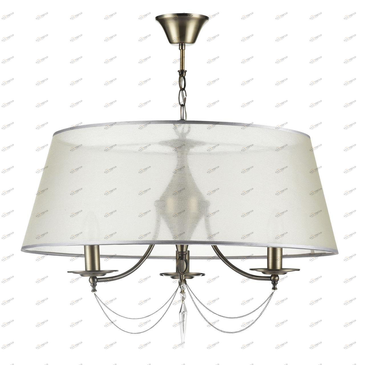 Подвесная люстра Freya Garcia FR2908-PL-03C-BZ FREYA GARCIA 186731 Белый 