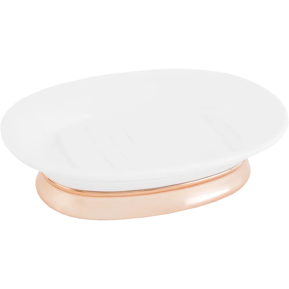 Мыльница Swensa Charm пластик цвет белый STLM-2068113