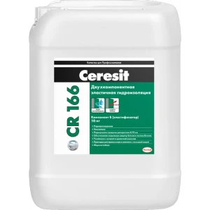 Масса эластичная гидроизоляционная Ceresit CR 166 компонент Б эластификатор, 10 кг