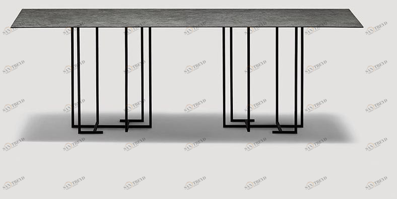 da a Прямоугольный обеденный стол из металла Urushi sun-id-1486174
